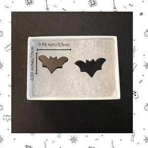 NWOT Wooden Bat Post Earrings